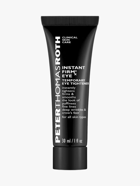 Peter Thomas Roth Instant FirmX Eye Temporary Eye Tightener in branded tube component on a light gray background